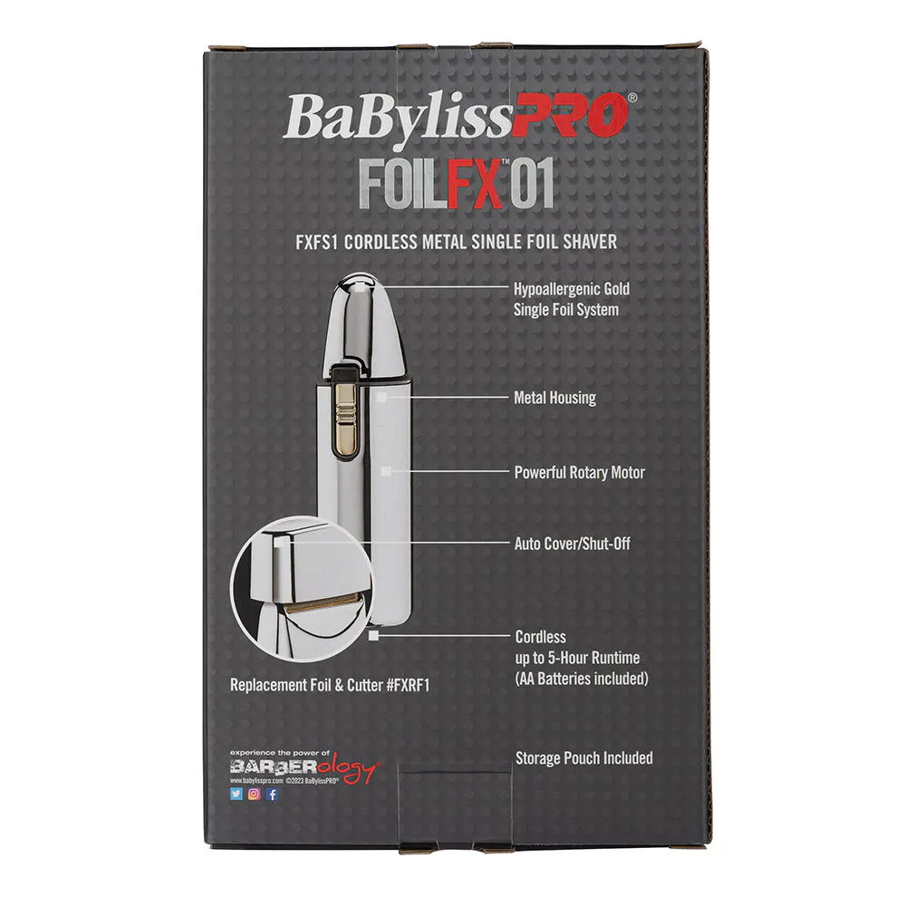 BaBylissPRO Silver Single Foil Shaver, view 5