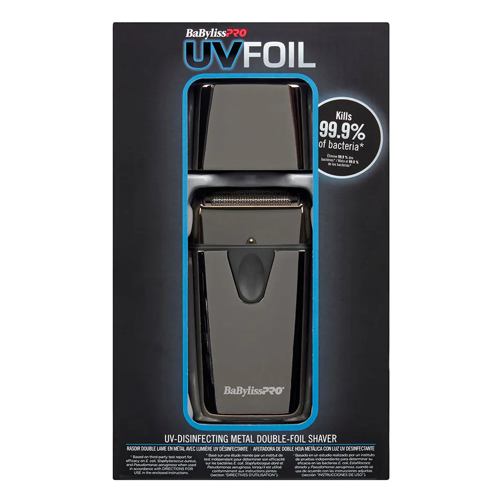 BaBylissPRO UV-Disinfecting Double Foil Shaver, view 4