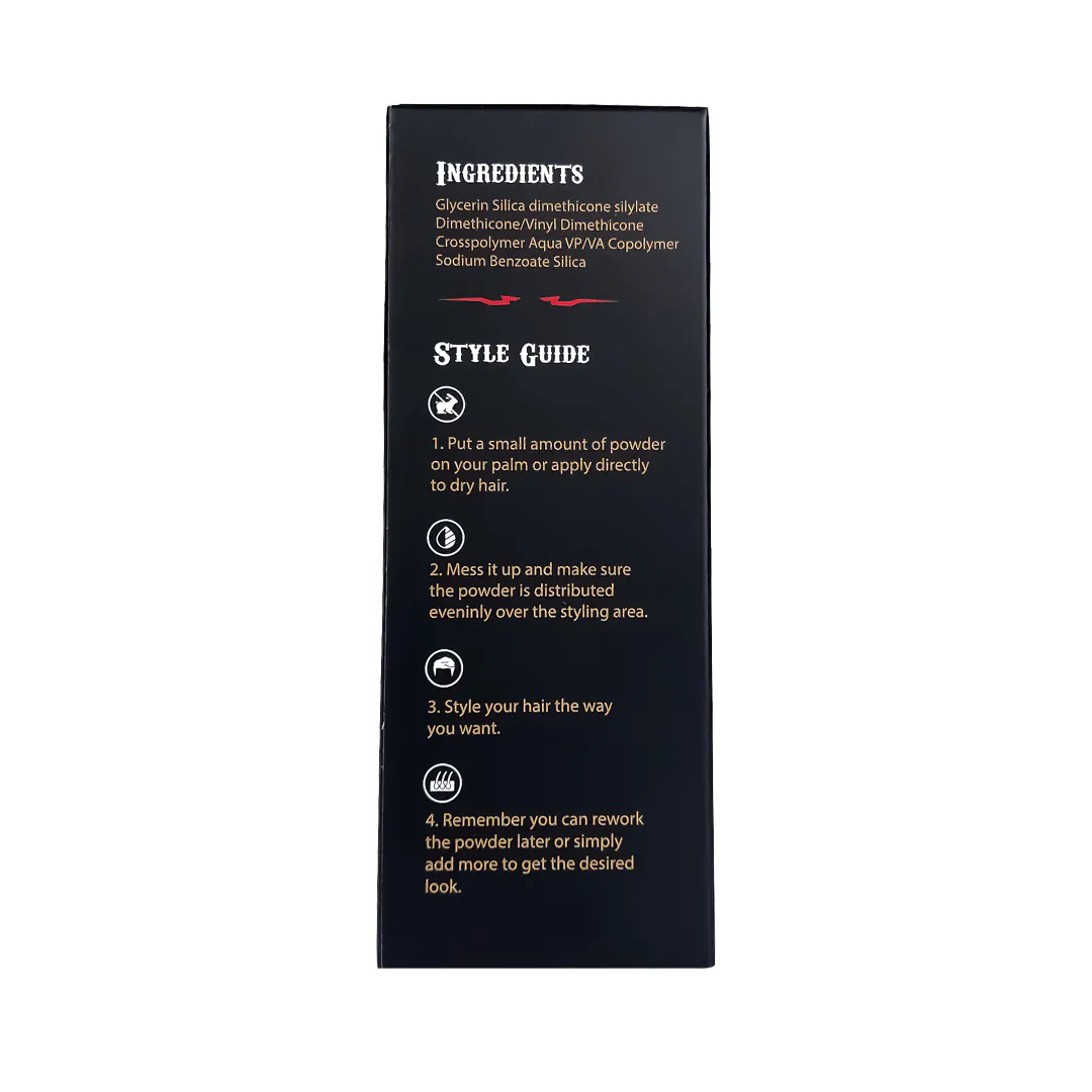 Bad Bones Barber Shop Hair Styling Powder 20gm, view 4