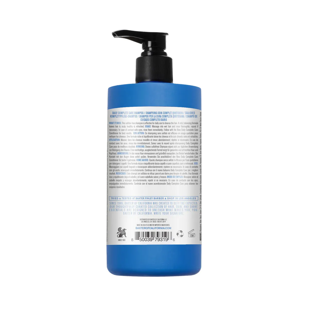 Baxter of California Daily Complete Care Shampoo 473ml, view 3