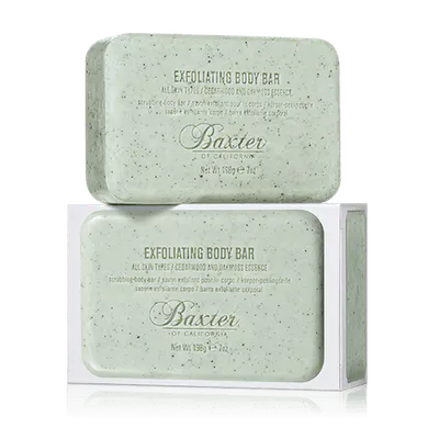 Baxter of California Exfoliating Body Bar Cedarwood and Oakmoss 198g