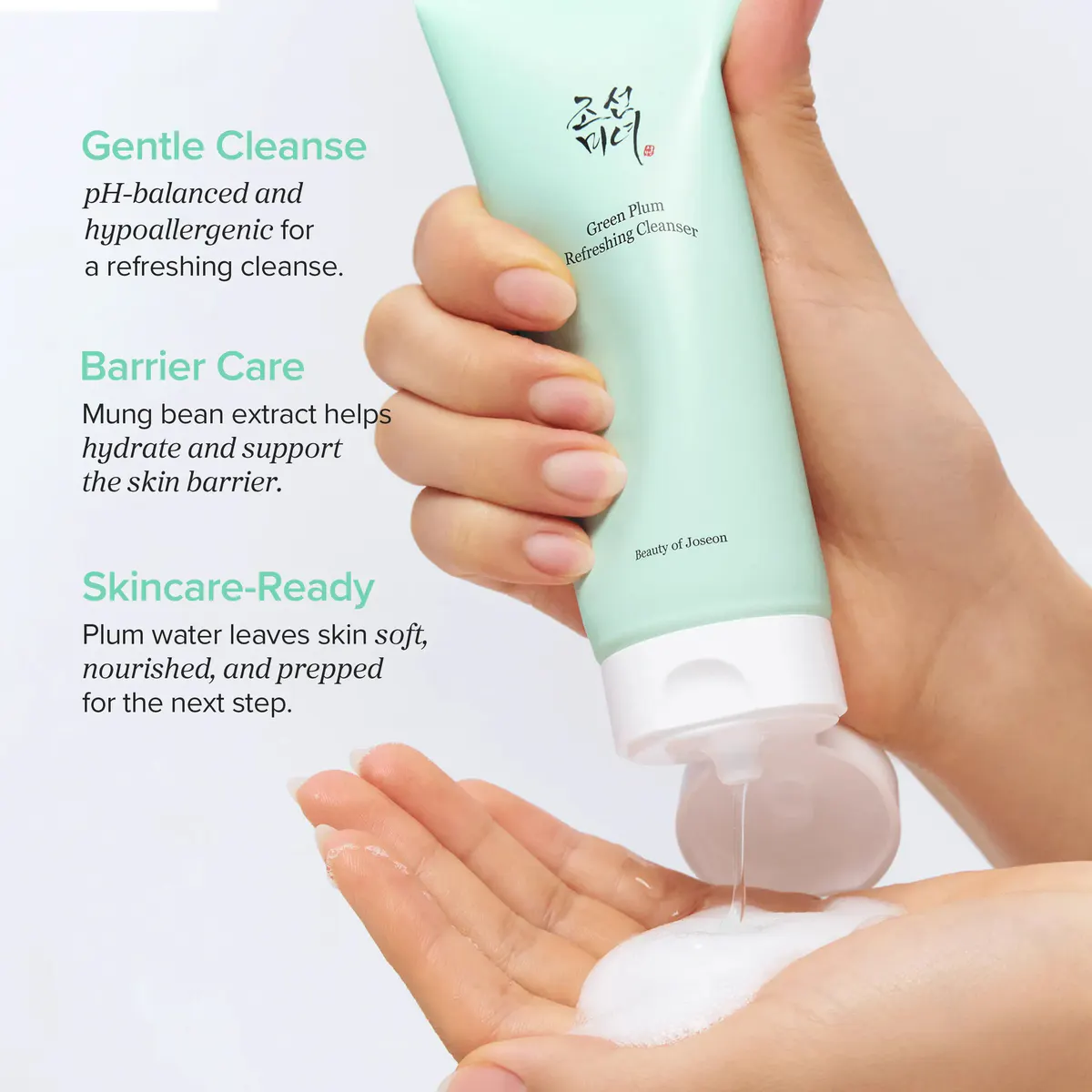 Beauty of Joseon Green Plum Refreshing Cleanser 100ml, view 3