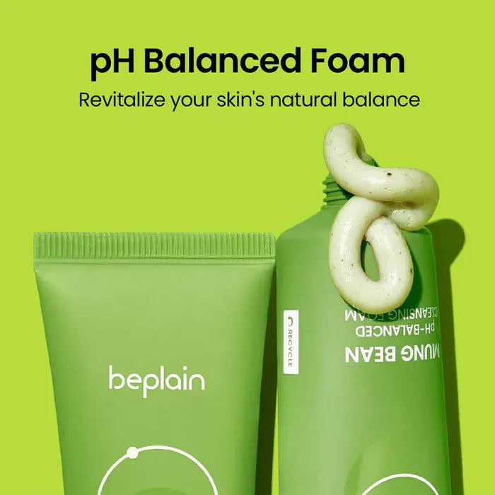 Beplain Mung Bean Ph-Balanced Cleansing Foam 160ml, view 2