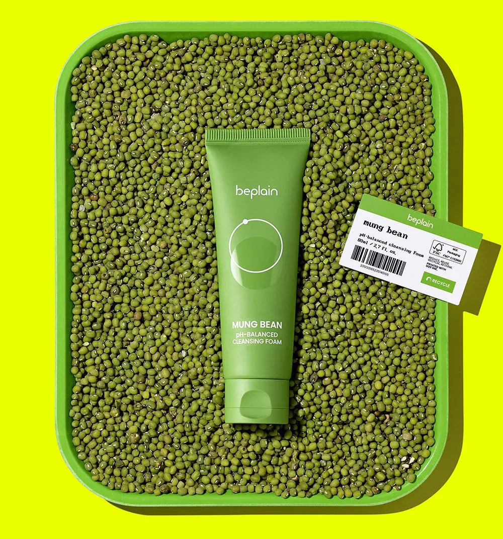 Beplain Mung Bean Ph-Balanced Cleansing Foam 160ml, view 4