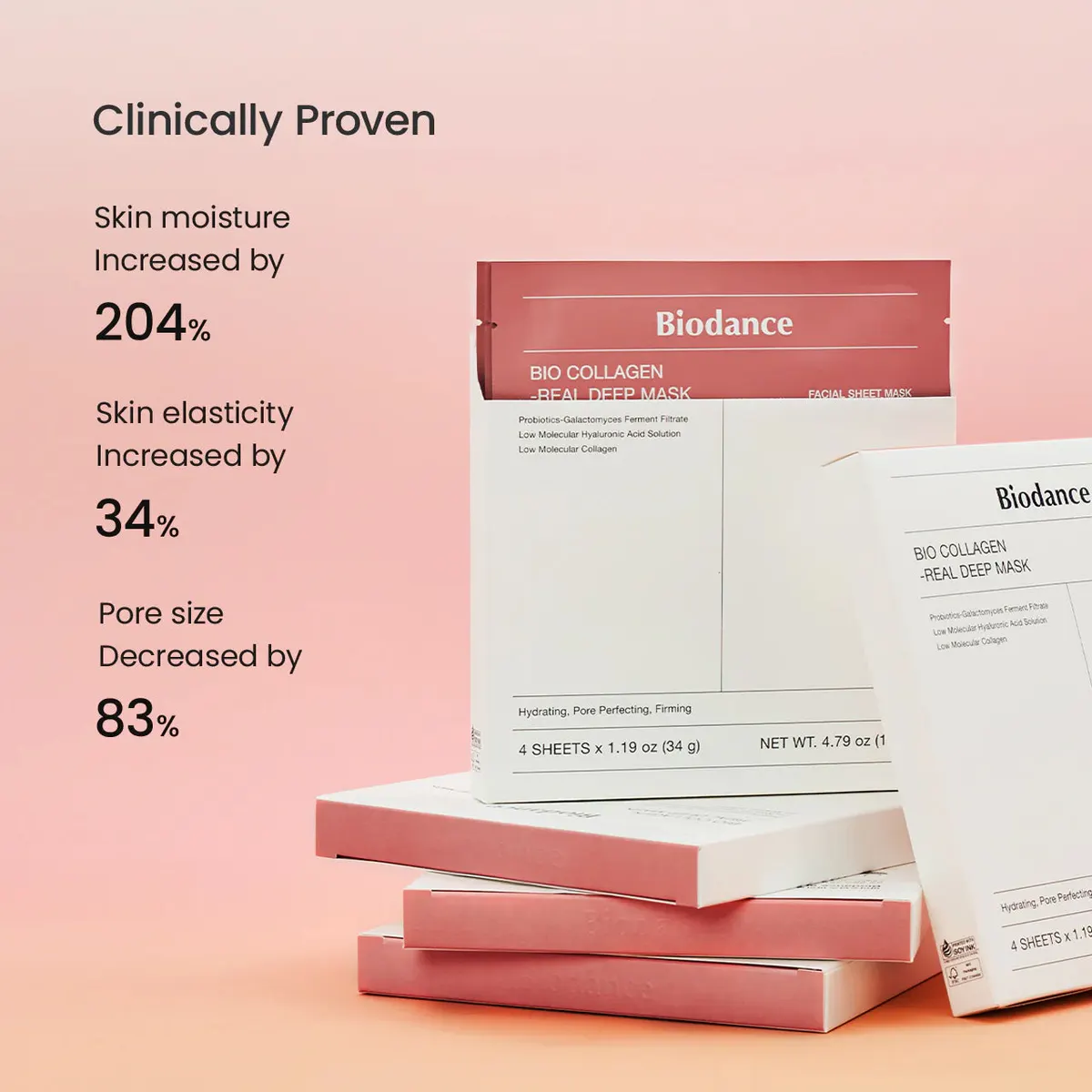 Biodance Bio Collagen-Real Deep Mask 1Box - 4 Pieces, view 7
