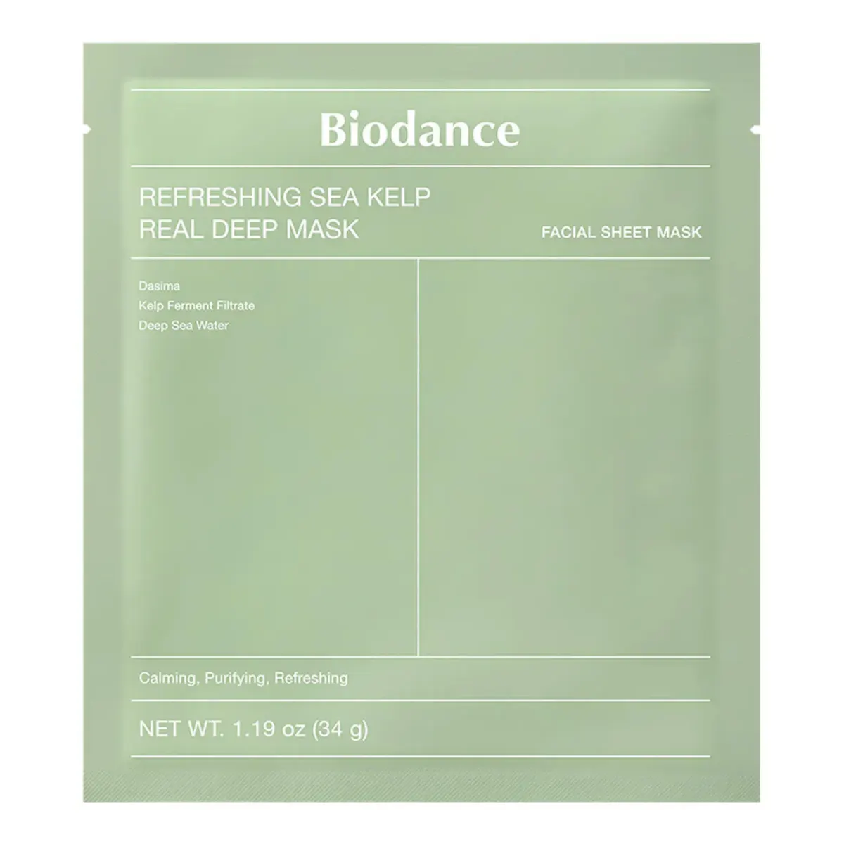 Biodance Refreshing Sea Kelp Real Deep Mask - 1 Piece
