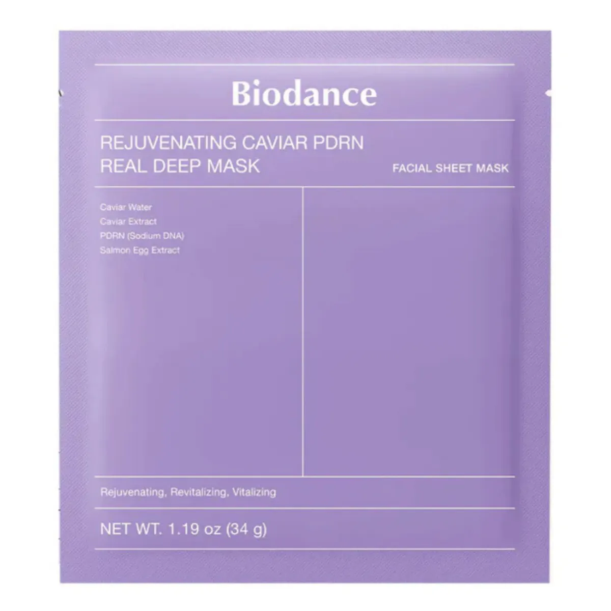 Biodance Rejuvenating Caviar PDRN Real Deep Mask - 1 Piece