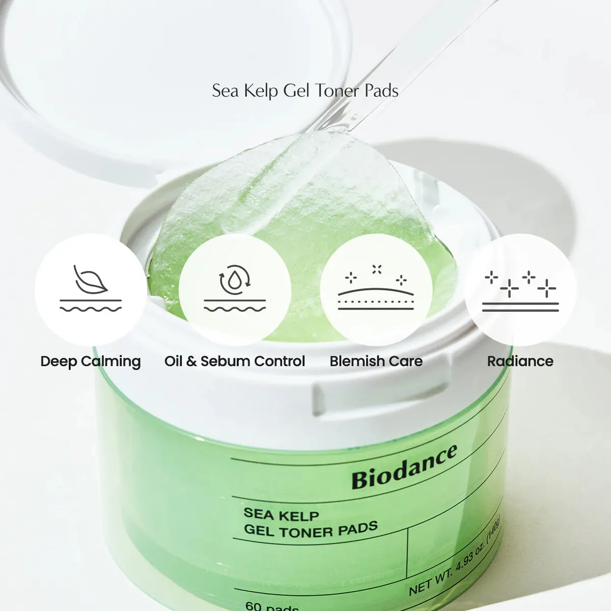 Biodance Sea Kelp Gel Toner Pads 60 Pads, view 4