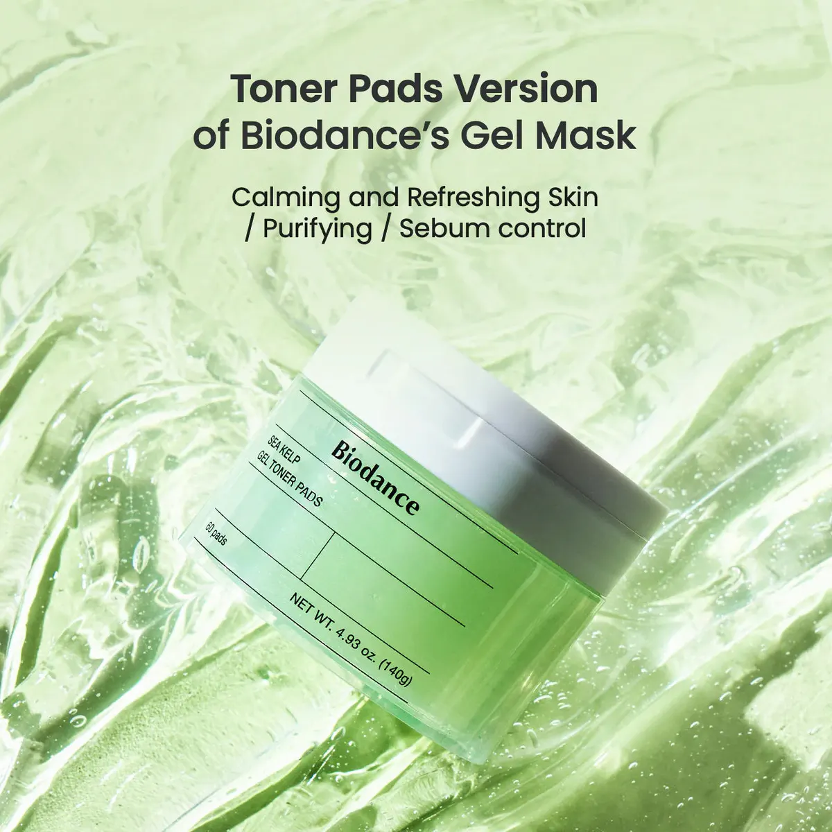 Biodance Sea Kelp Gel Toner Pads 60 Pads, view 6