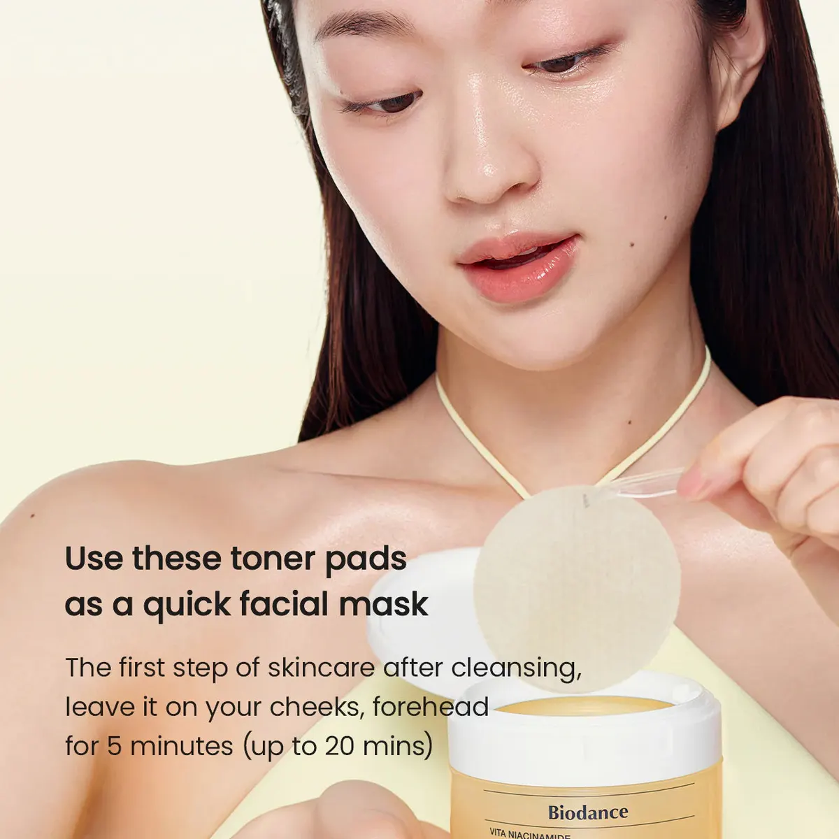 Biodance Vita Niacinamide Gel Toner Pads 60 Pads, view 5