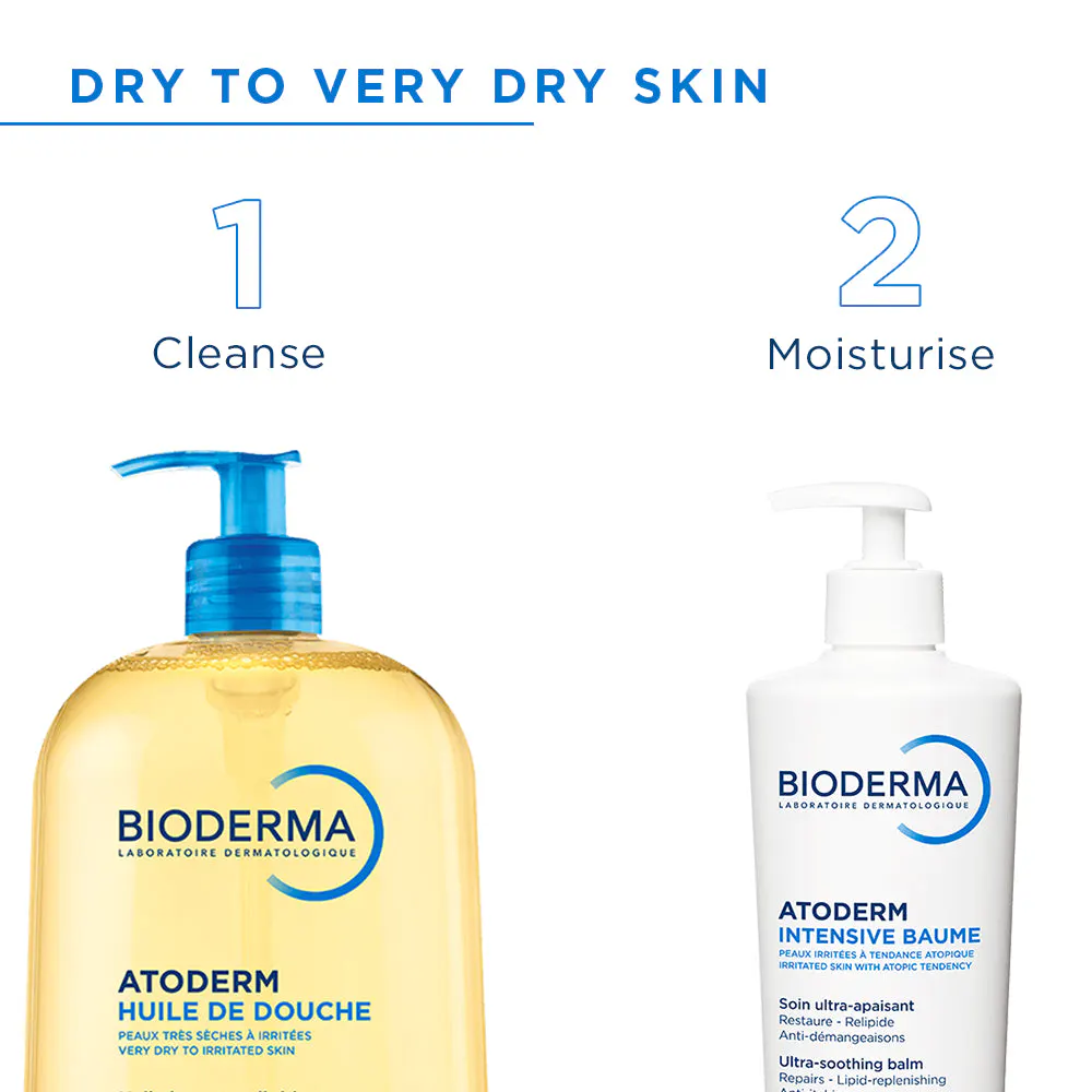 Bioderma Atoderm Shower Oil Ultra-Nourishing Body Wash for Dry Skin 1L, view 2