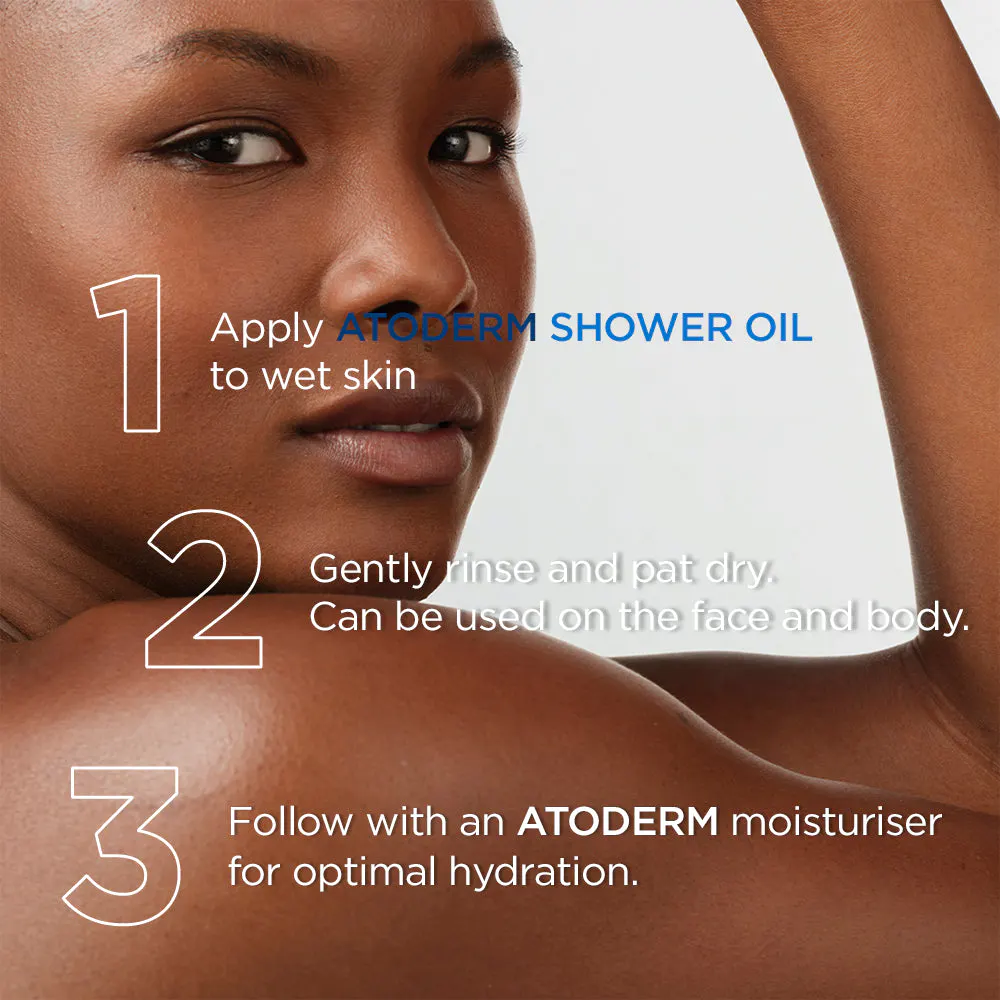Bioderma Atoderm Shower Oil Ultra-Nourishing Body Wash for Dry Skin 1L, view 3