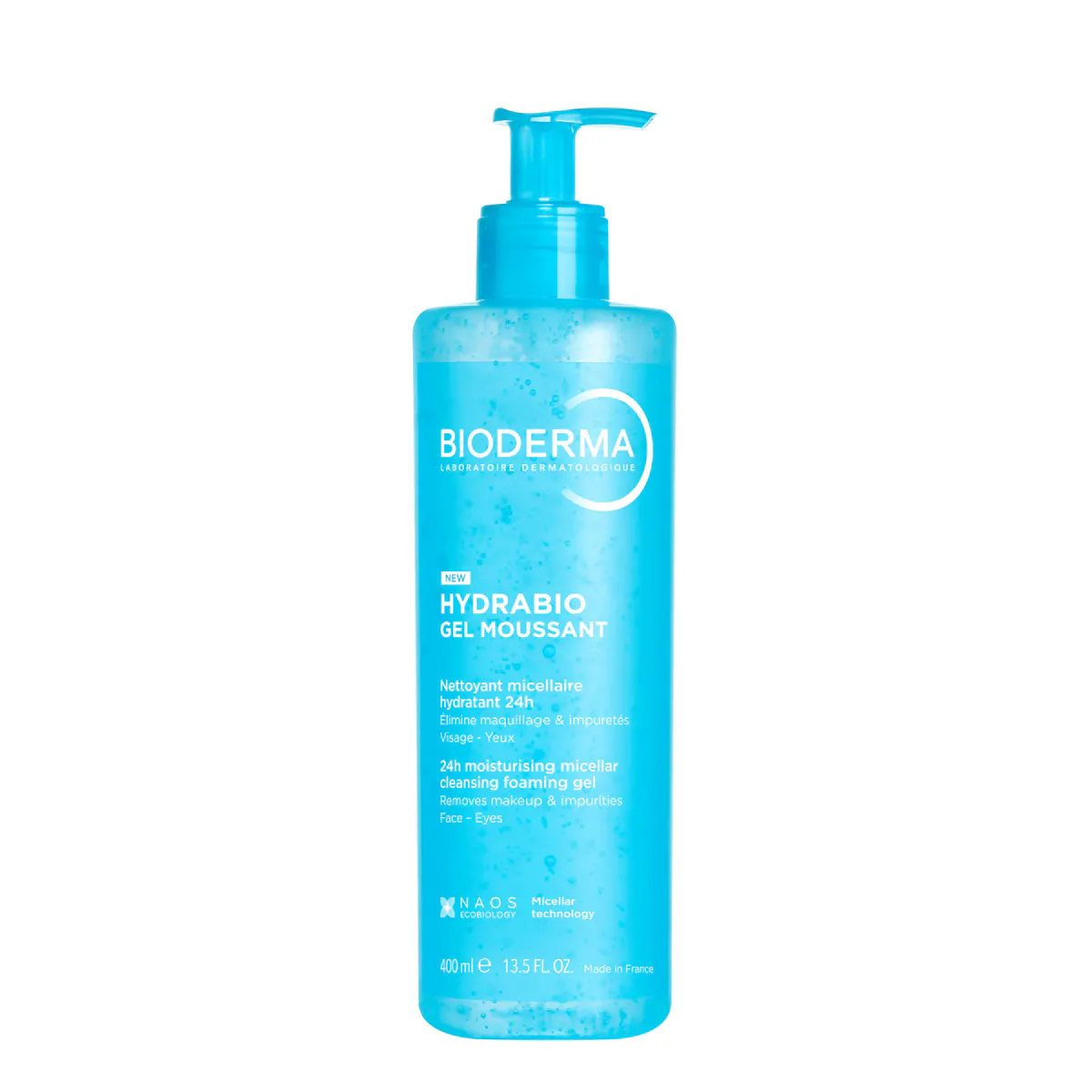 Bioderma Hydrabio 24H Moisturising Micellar Cleansing Foaming Gel 400ml