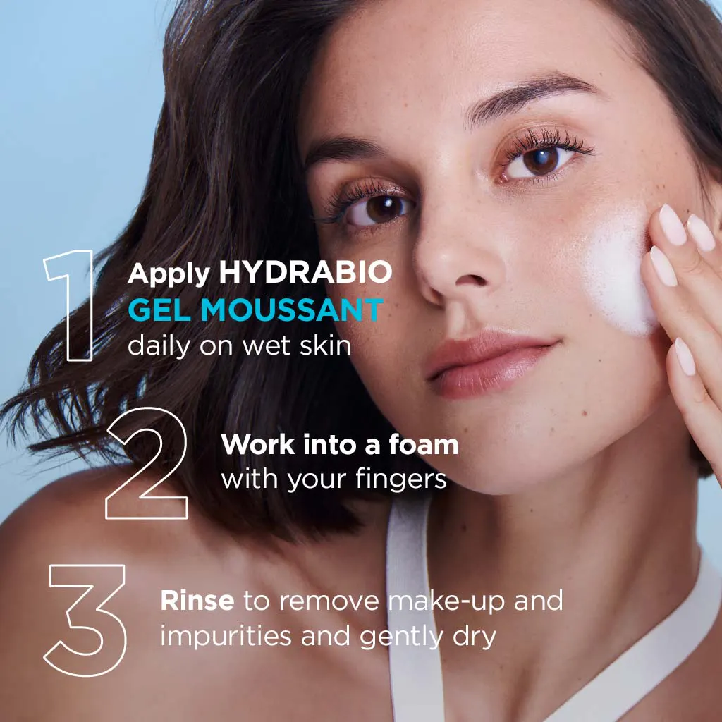 Bioderma Hydrabio 24H Moisturising Micellar Cleansing Foaming Gel 400ml, view 2