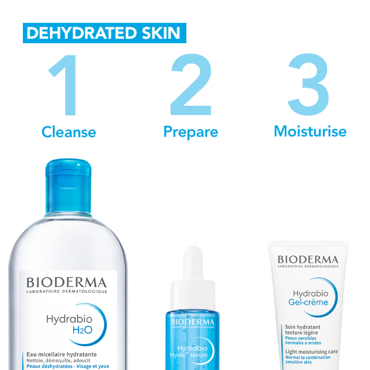 Bioderma Hydrabio Hyalu+ Serum with Hyaluronic Acid for Dehydrated Skin 30ml, view 2