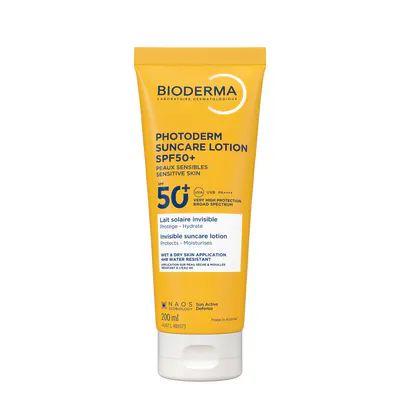 Bioderma Photoderm Suncare Lotion SPF50+ Invisible Face & Body Sunscreen 200ml