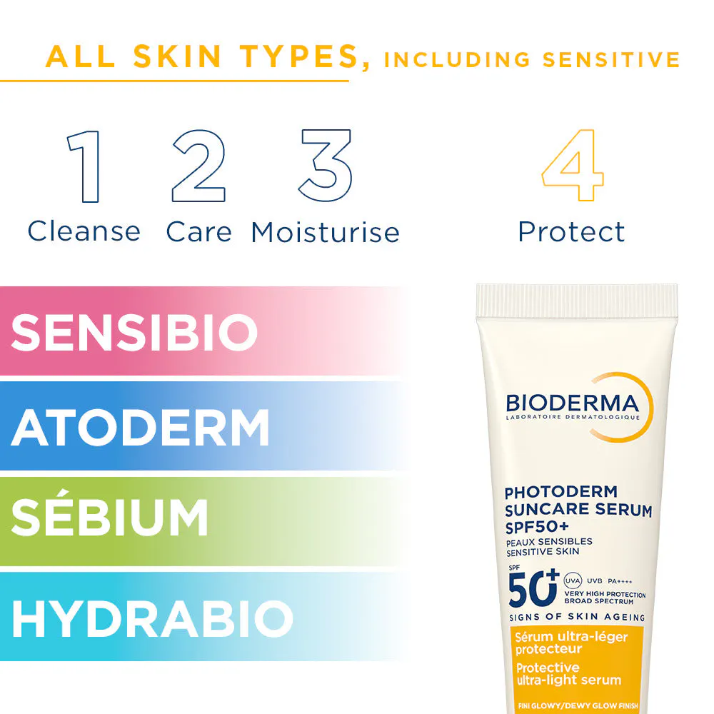 Bioderma Photoderm Suncare Serum SPF50+ Dewy Glow Face Sunscreen 50ml, view 4
