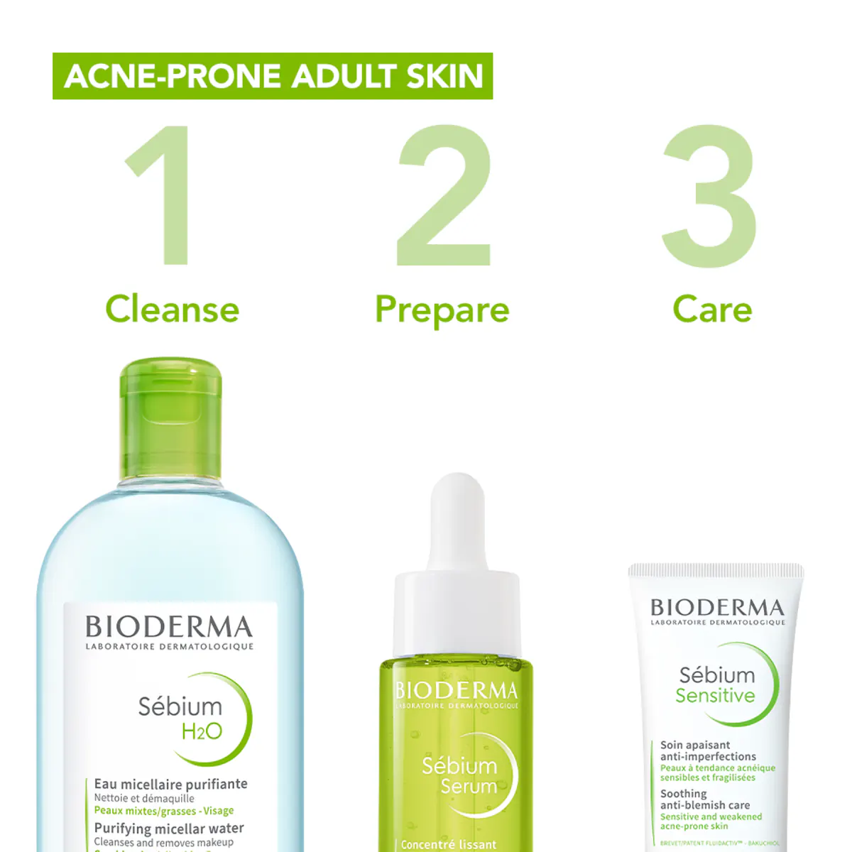 Bioderma Sebium Anti-Blemish Hydrating Serum for Acne-Prone Skin 30ml, view 2