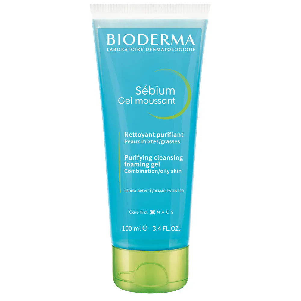 Bioderma Sebium Gel Moussant Purifying Foaming Gel Cleanser for Oily Skin 100ml