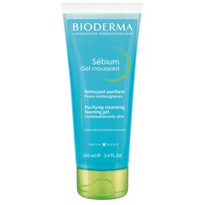 Bioderma Sebium Gel Moussant Purifying Foaming Gel Cleanser for Oily Skin 100ml