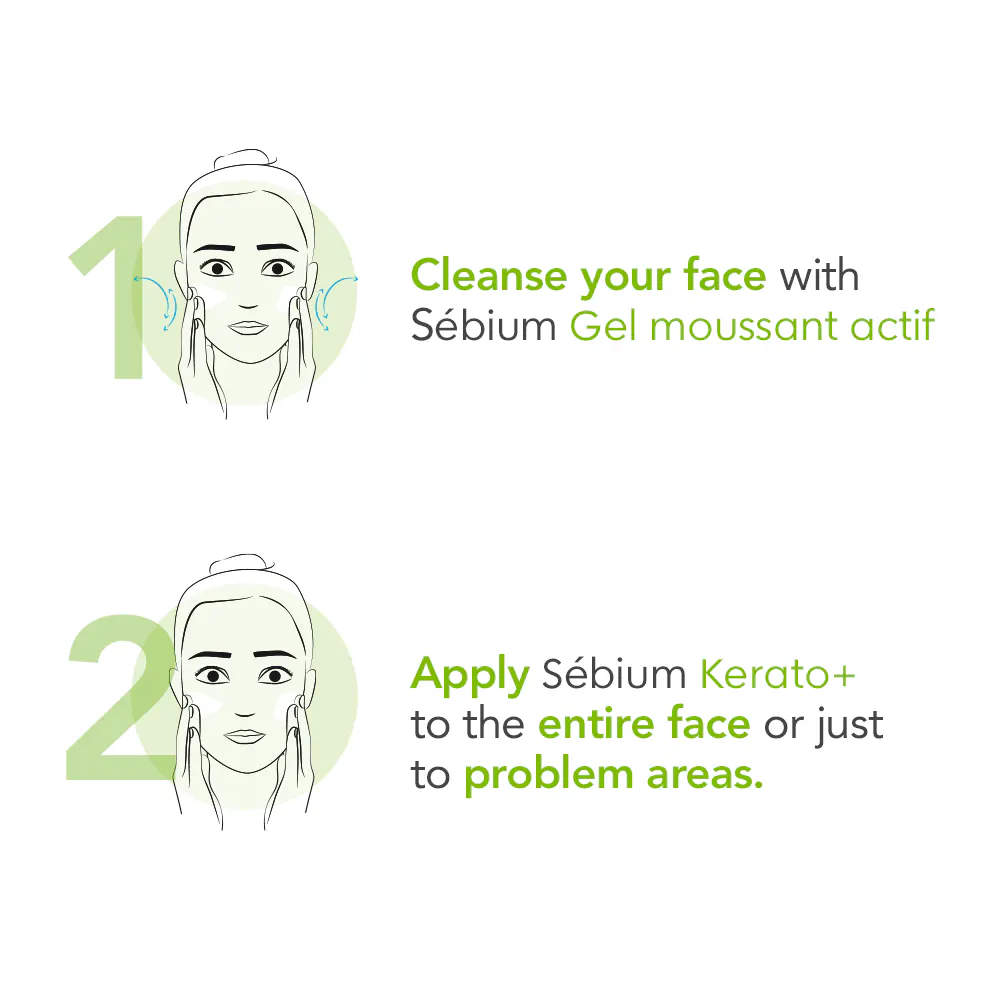 Bioderma Sebium Kerato+ Anti-blemish Gel Cream for Acne-Prone Skin 30ml, view 4