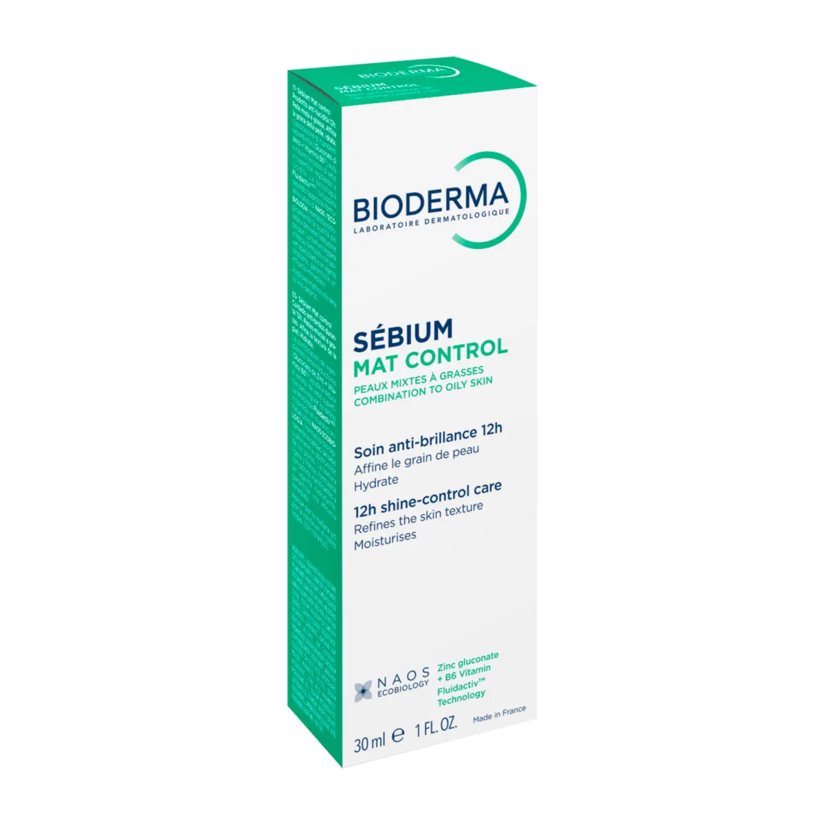 Bioderma Sebium Mat Control Mattifying Moisturiser for Oily Skin 30ml, view 7