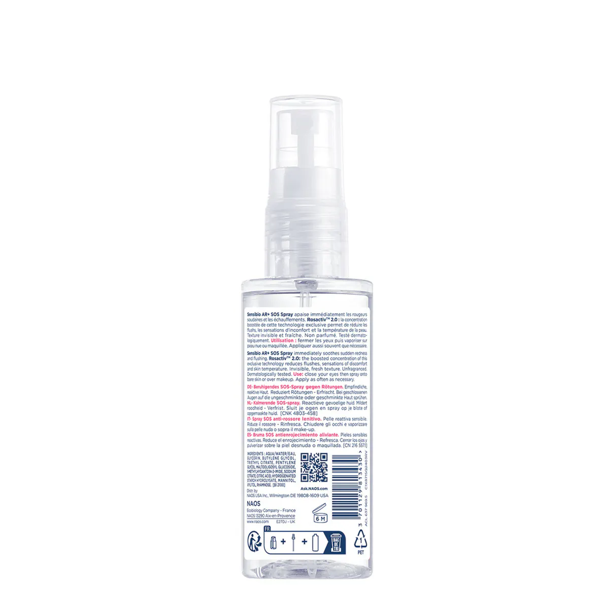 Bioderma Sensibio AR+ SOS Spray Soothing Anti-Redness Mist 70ml, view 2