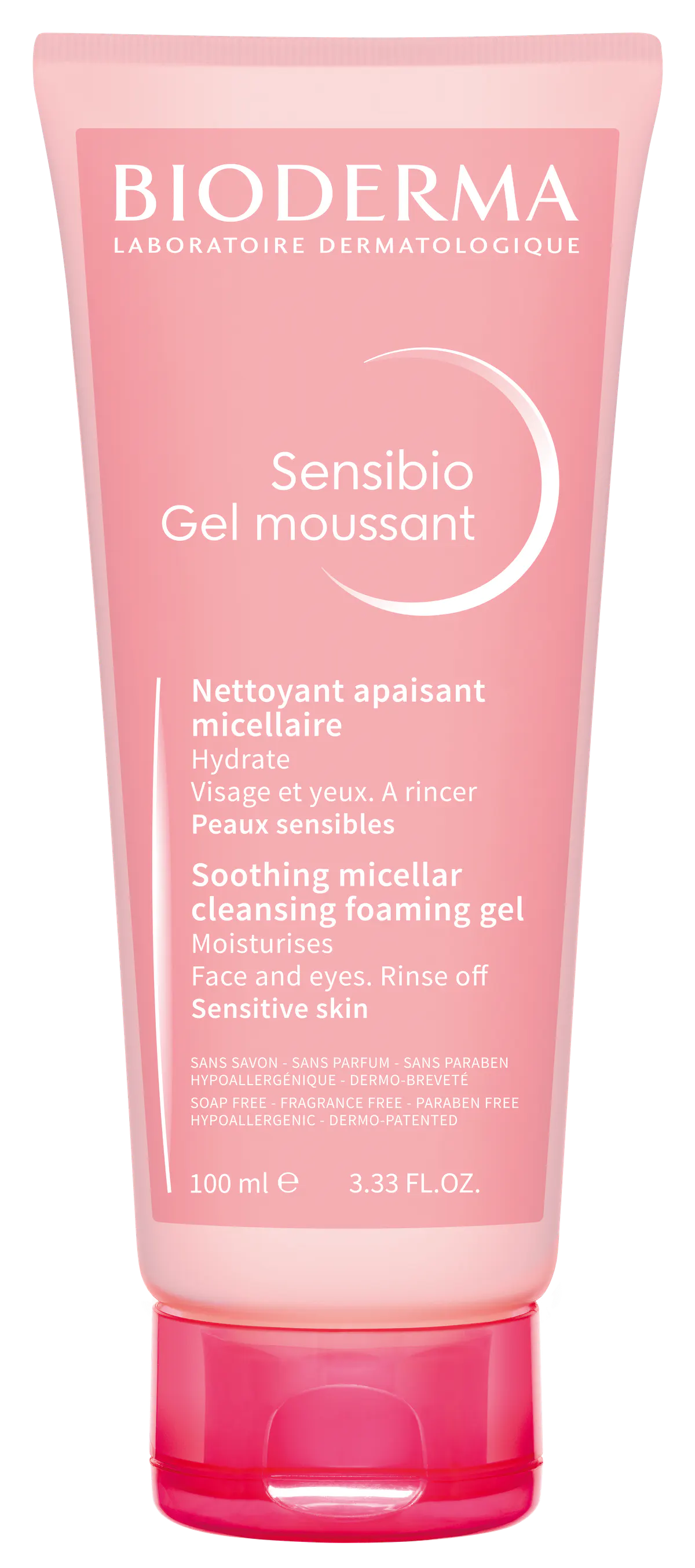 Bioderma Sensibio Gel Moussant Soothing Foaming Gel Cleanser for Sensitive Skin 100ml