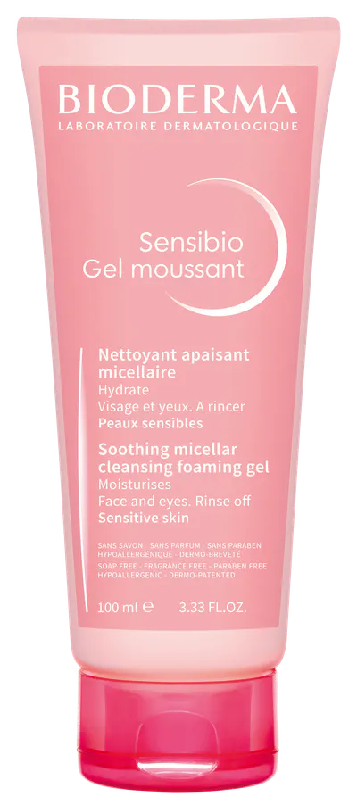 Bioderma Sensibio Gel Moussant Soothing Foaming Gel Cleanser for Sensitive Skin 100ml