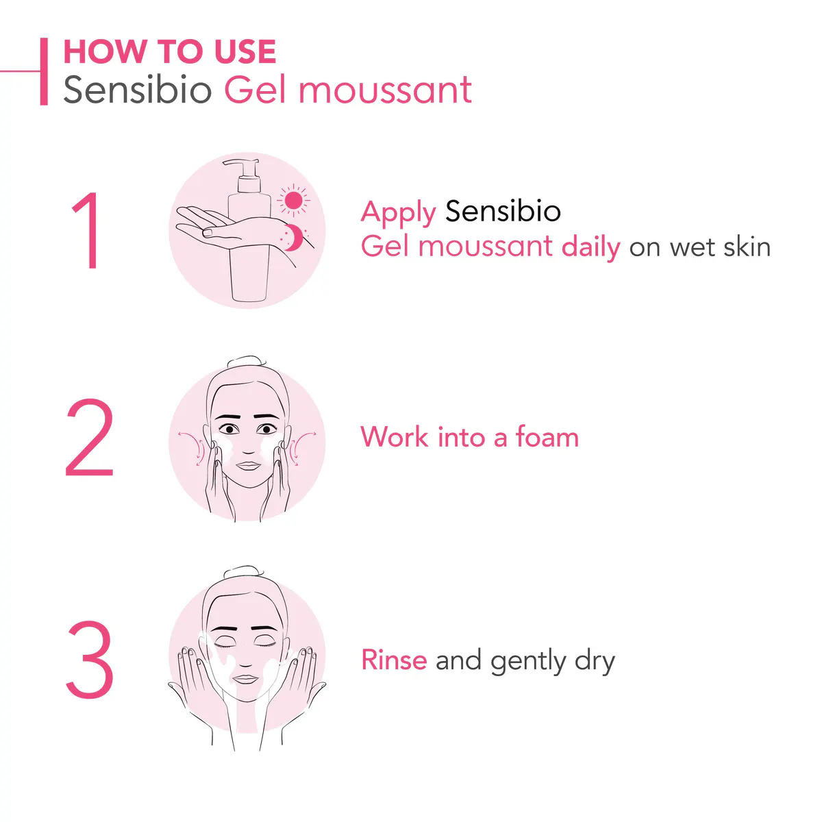 Bioderma Sensibio Gel Moussant Soothing Foaming Gel Cleanser for Sensitive Skin 100ml, view 5
