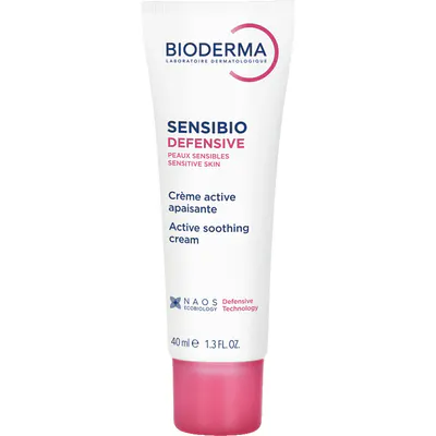 Bioderma Sensibio Defensive Soothing Lightweight Moisturiser for Sensitive Skin 40ml