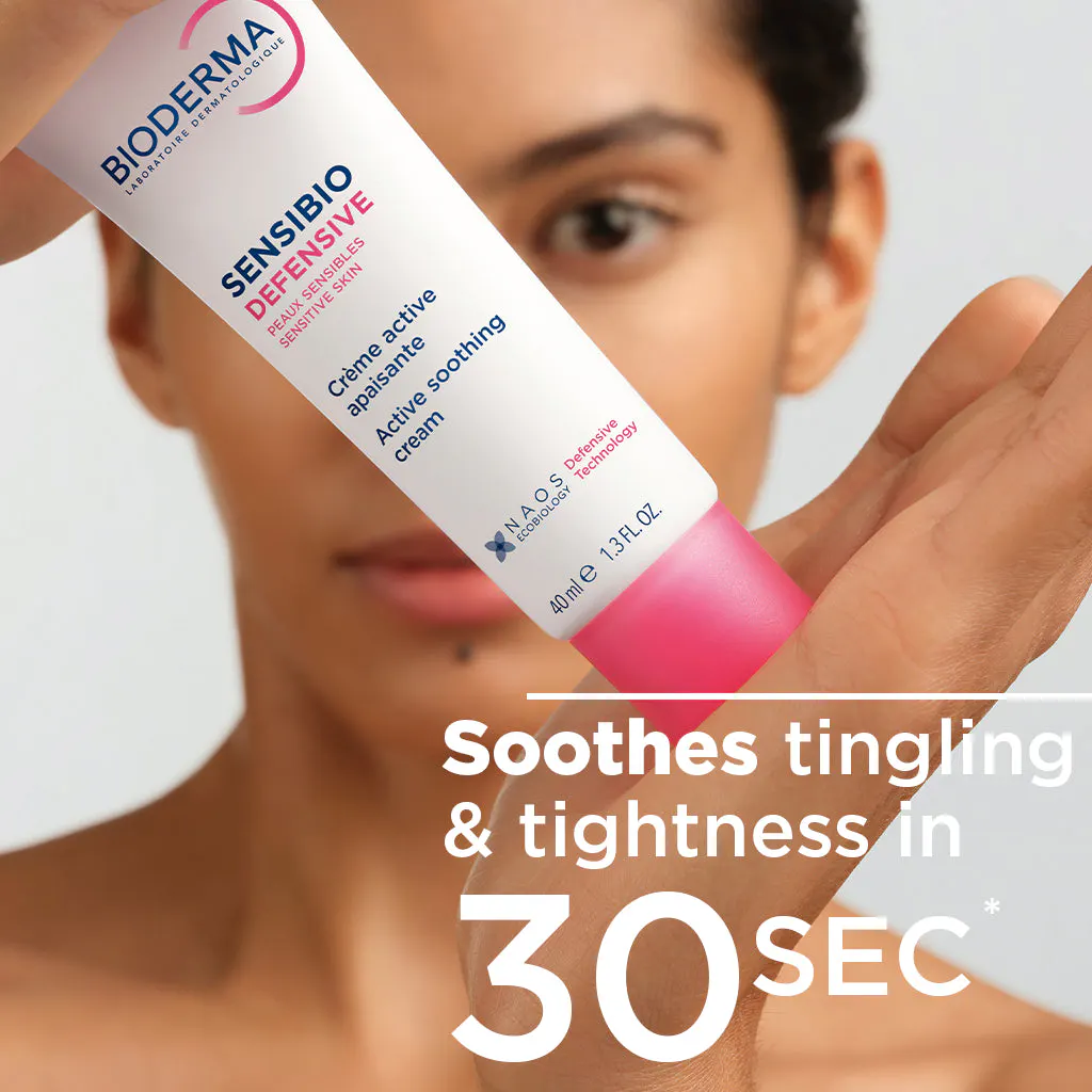 Bioderma Sensibio Defensive Soothing Lightweight Moisturiser for Sensitive Skin 40ml, view 6