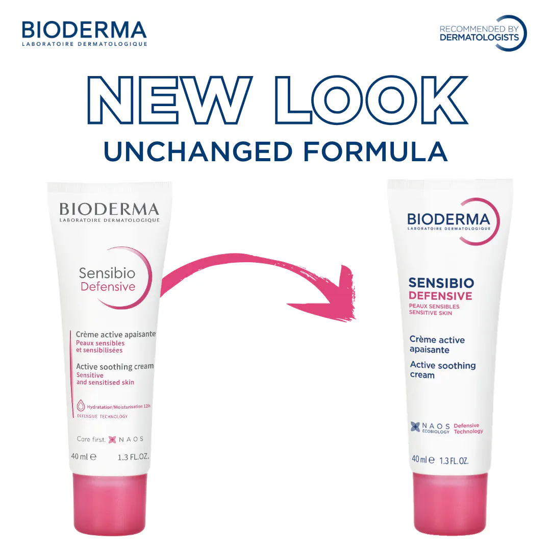 Bioderma Sensibio Defensive Soothing Lightweight Moisturiser for Sensitive Skin 40ml, view 8