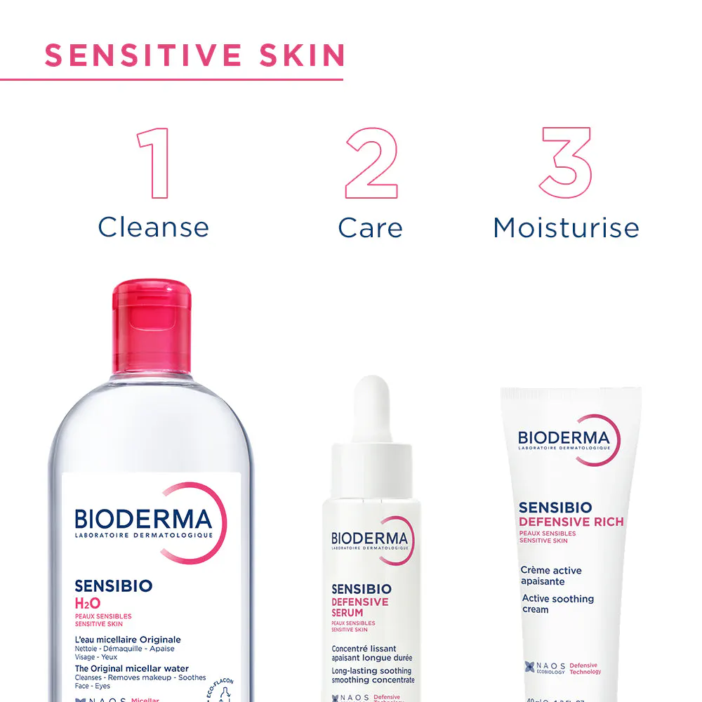 Bioderma Sensibio Defensive Rich Soothing Nourishing Moisturiser for Sensitive Skin 40ml, view 3