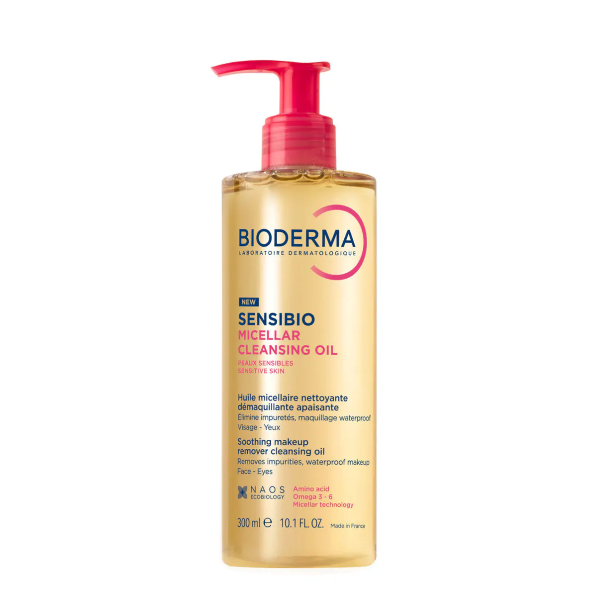 Bioderma Sensibio Micellar Cleansing Oil Makeup Remover for Sensitive Skin 300ml