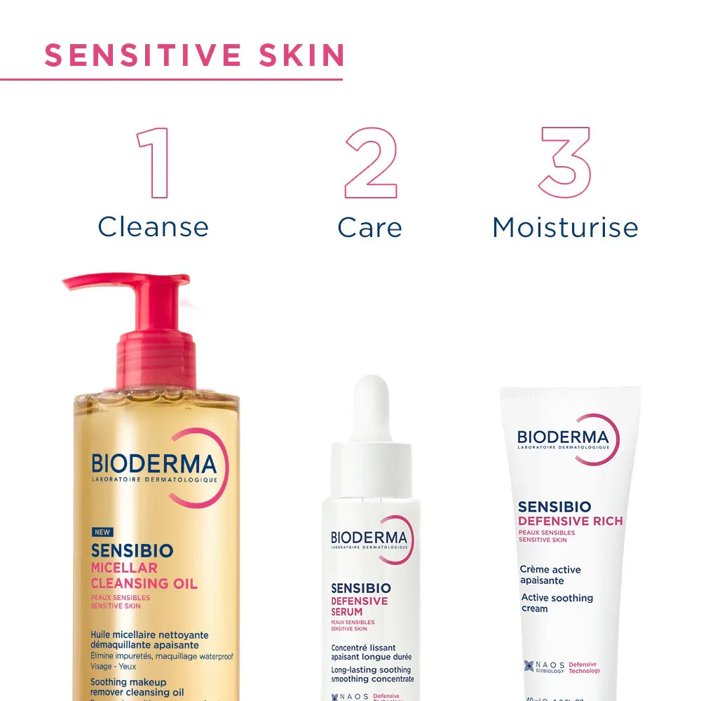 Bioderma Sensibio Micellar Cleansing Oil Makeup Remover for Sensitive Skin 300ml, view 3