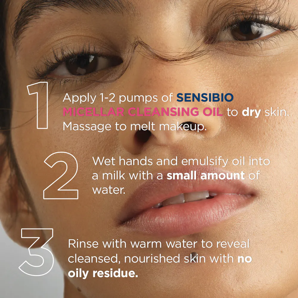 Bioderma Sensibio Micellar Cleansing Oil Makeup Remover for Sensitive Skin 300ml, view 4