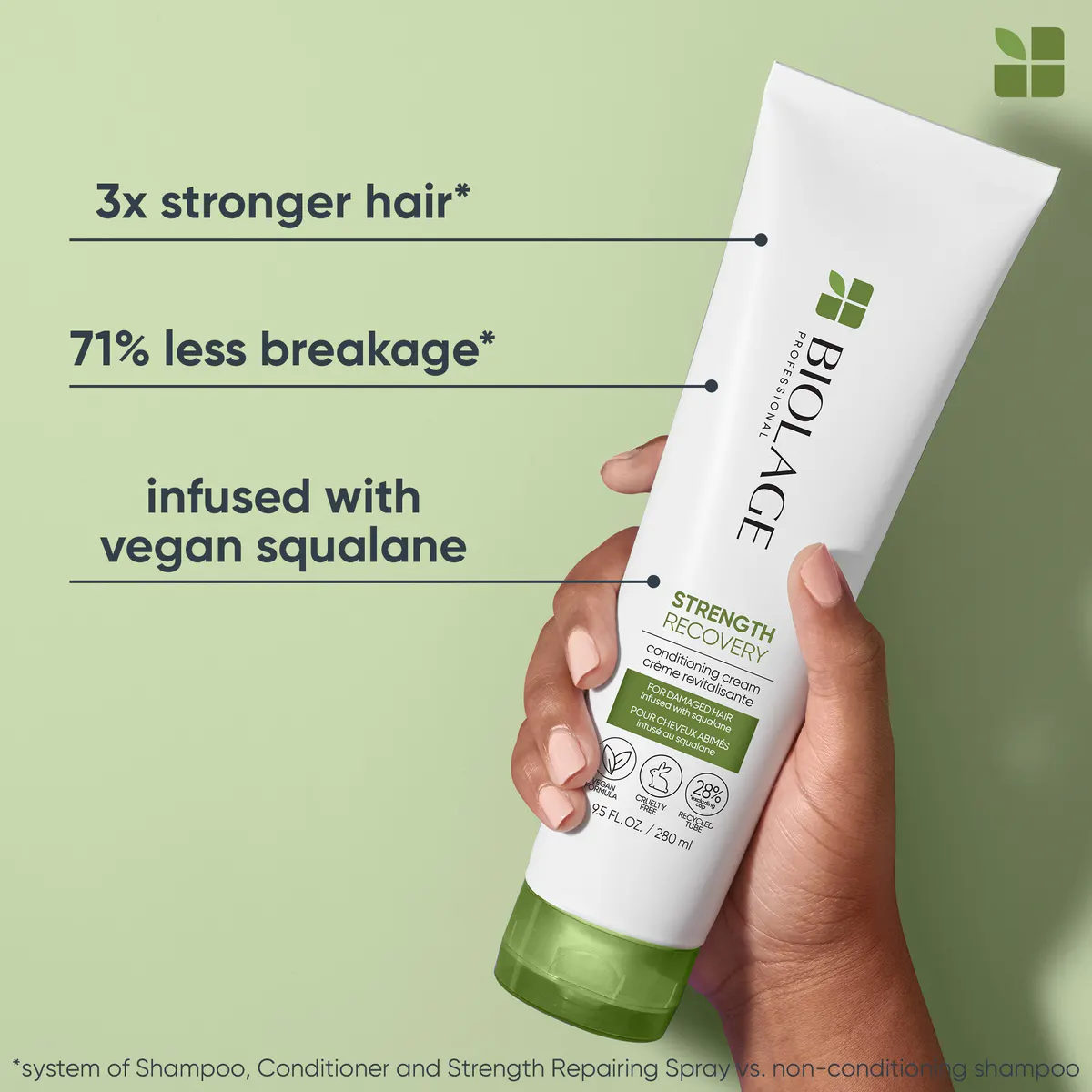 Biolage Strength Recovery Conditioning Cream 1000ml, view 3