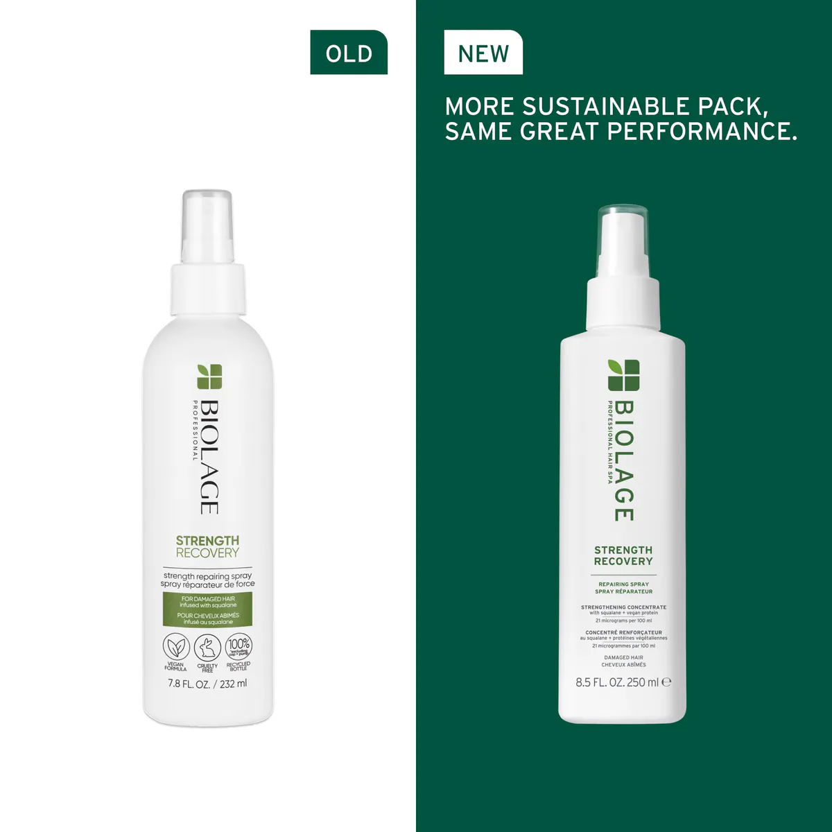 Biolage Strength Recovery Repairing Spray 250ml, view 7