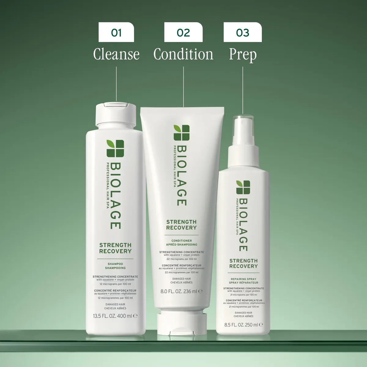Biolage Strength Recovery Shampoo 400ml, view 8