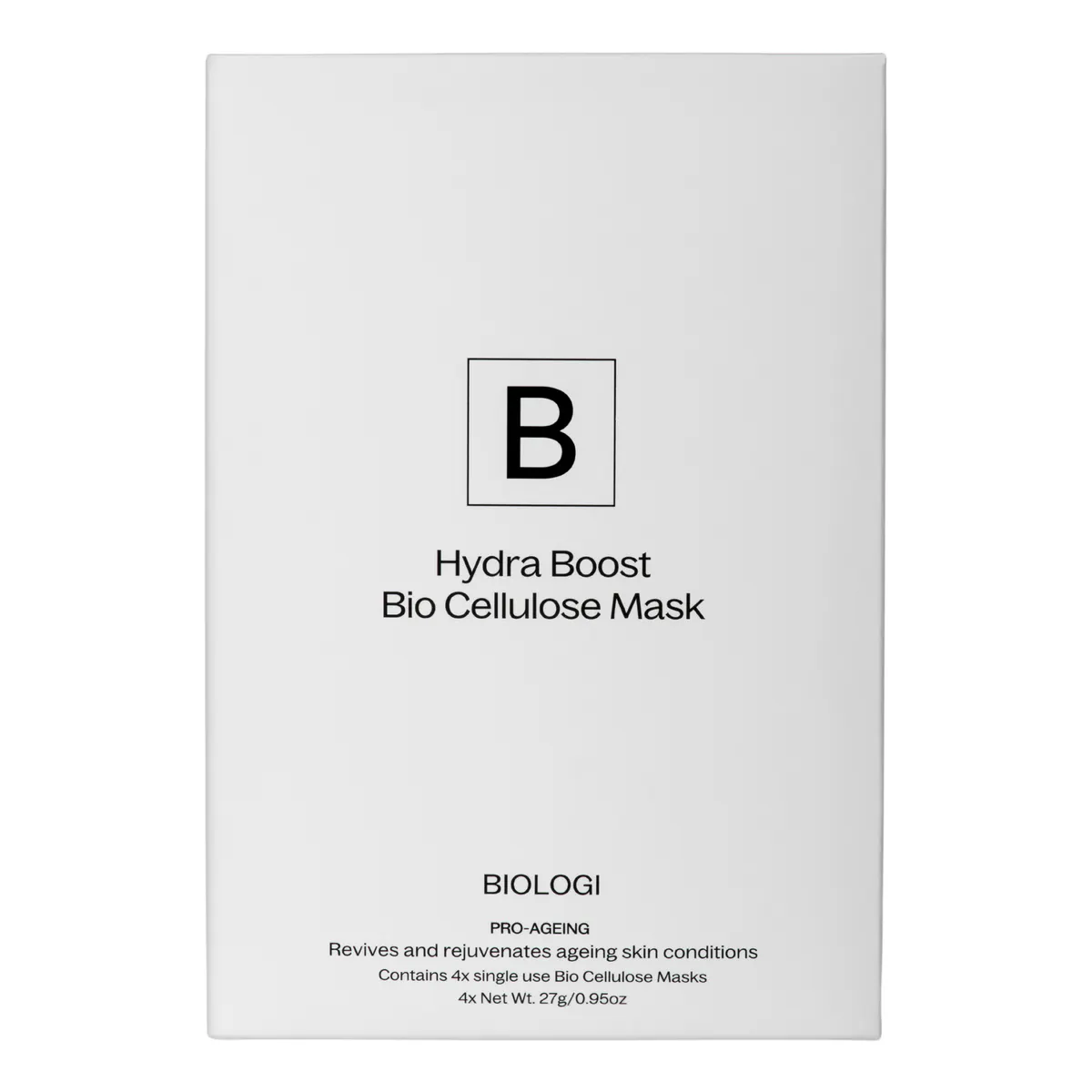 Biologi Hydra Boost Bio Cellulose Mask - 4 Pack