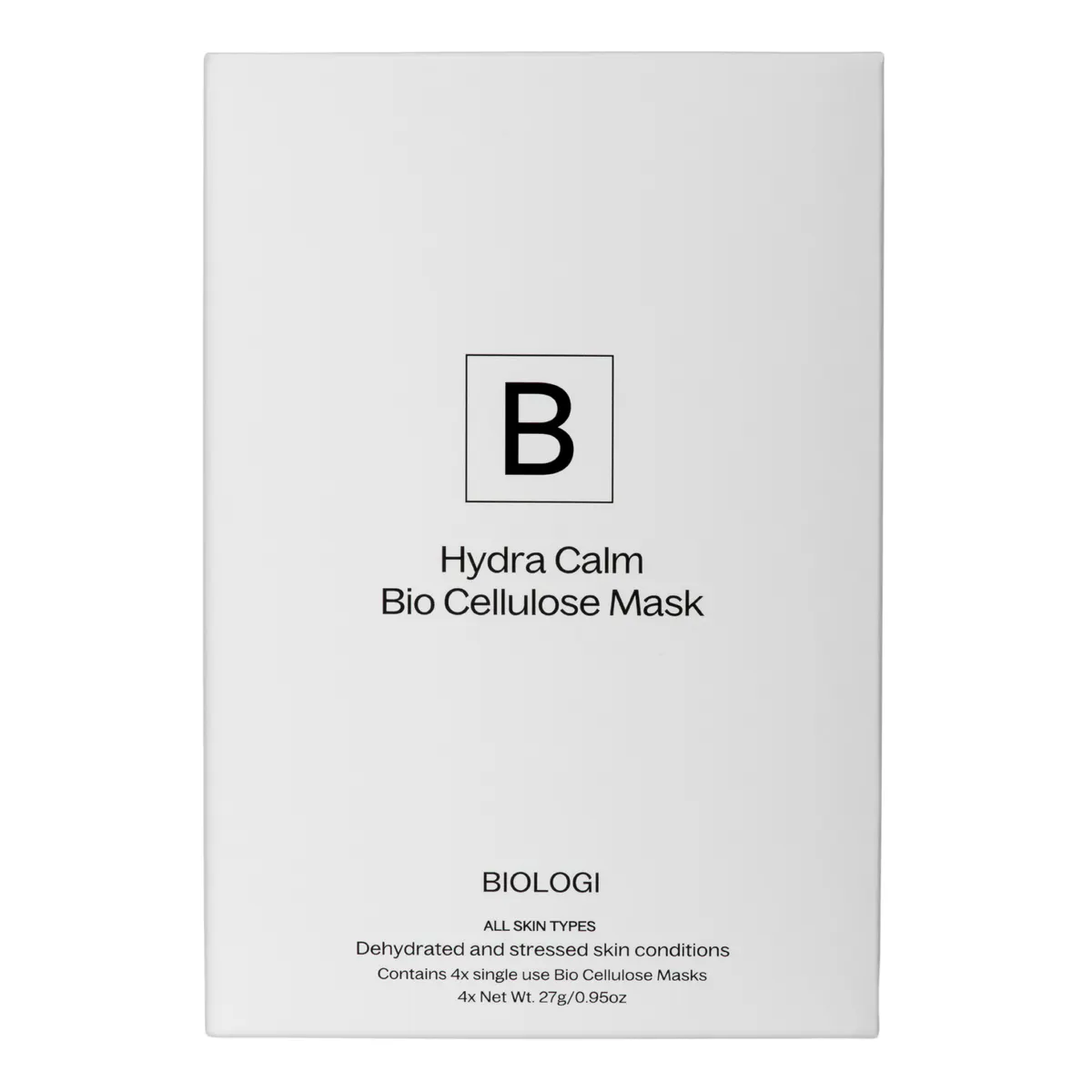 Biologi Hydra Calm Bio Cellulose Mask - 4 Pack