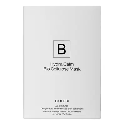 Biologi Hydra Calm Bio Cellulose Mask - 4 Pack