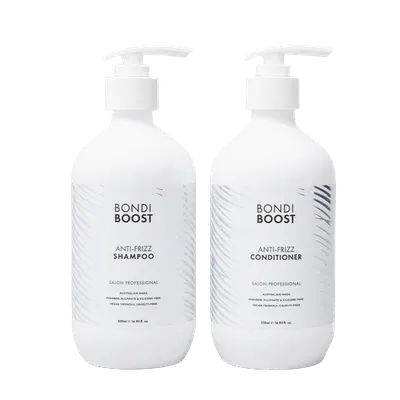 Bondi Boost Anti-Frizz Shampoo and Conditioner 500ml Bundle