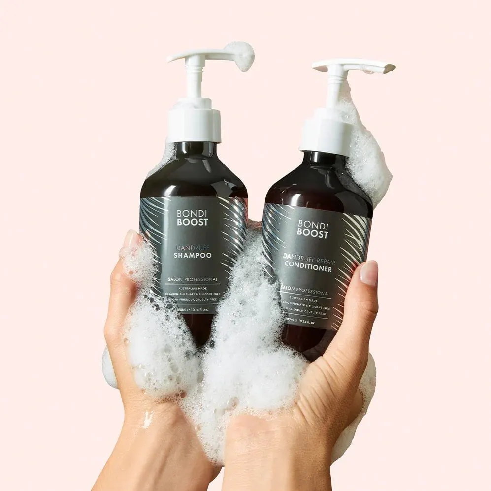 Bondi Boost Dandruff Shampoo and Conditioner 300ml Bundle, view 2