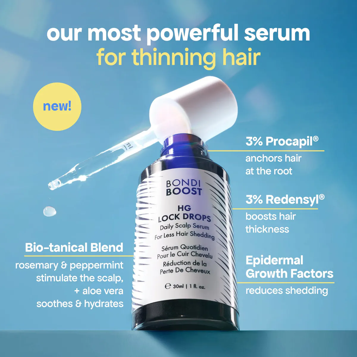 Bondi Boost Lock Drops Anti-Shedding Scalp & Hair Serum 60ml, view 4