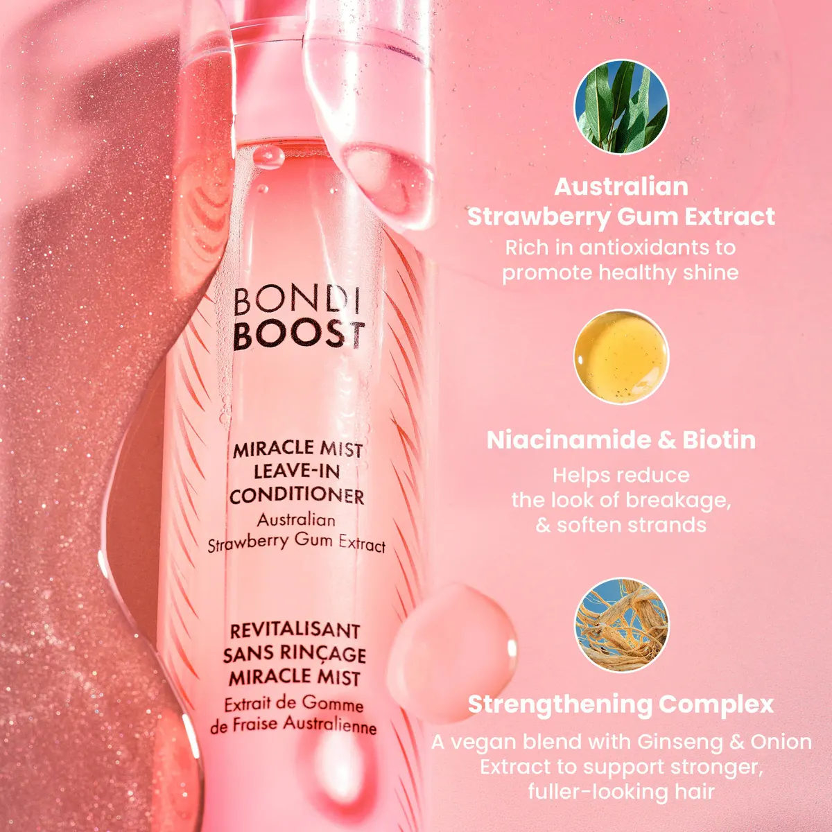 Bondi Boost Strawberry Gum Miracle Mist 150ml, view 4