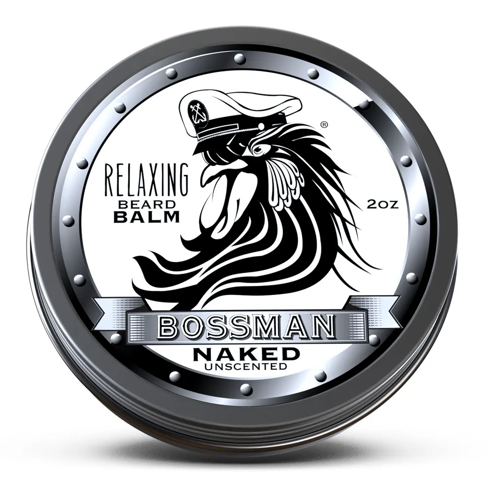 Bossman Relaxing Beard Balm - Naked Scent 57g