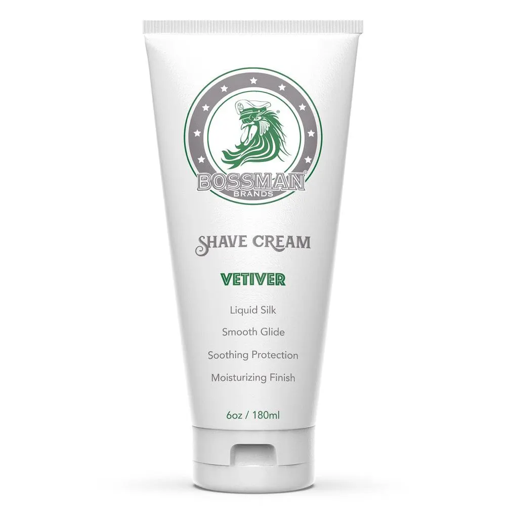 Bossman Vetiver Shave Cream 180ml