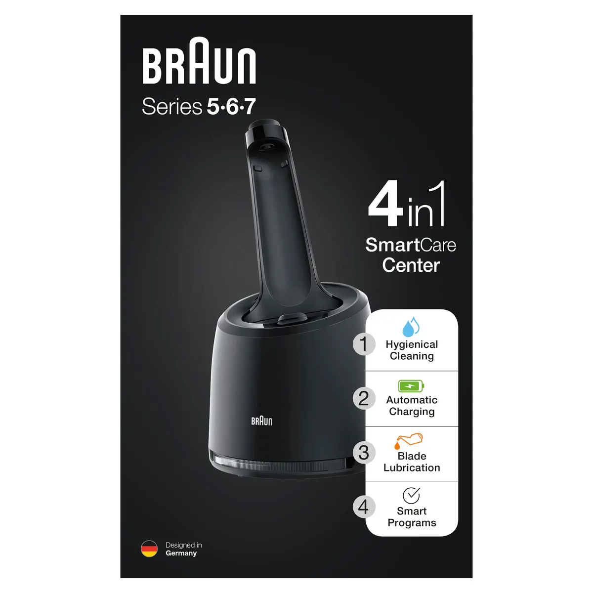 Braun 4-in-1 SmartCare Centre Electric Shaver Cleaning & Charging Station 0-CC, view 6